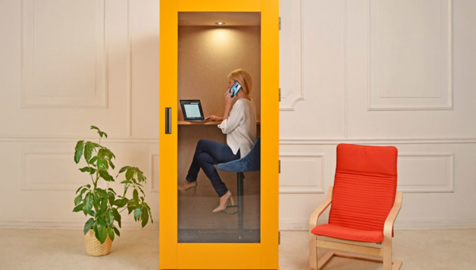 Acoustic soundproof pods dial into the co-working and start-up boom
