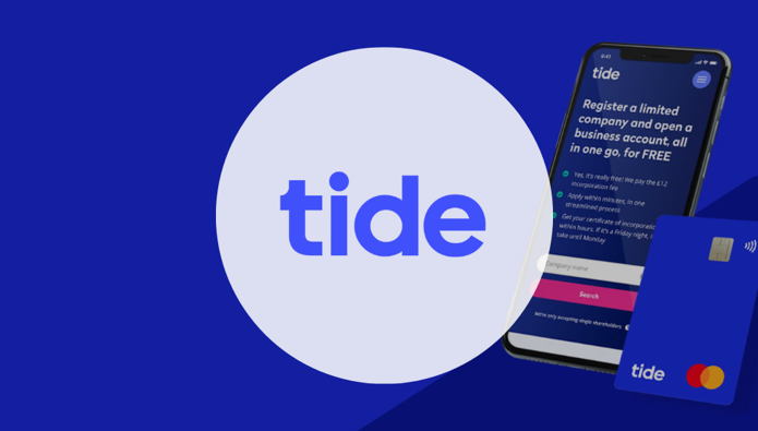 Register a limited company for £14.99 and get £50 cashback with Tide